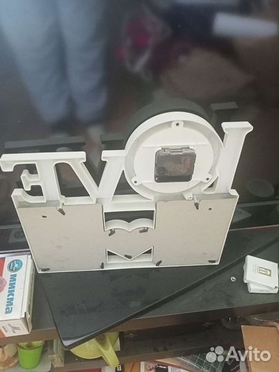 Рамка с часами Пушкин