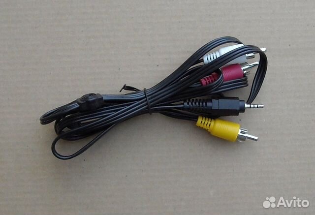 Кабель аудио mini jack 2.5mm - 3x RCA длина 1.5м