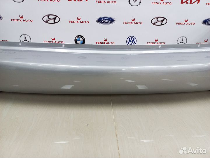 Бампер задний крашенный Хендай Акцент Серебристый