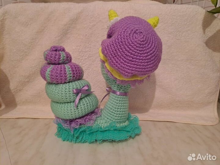 Вязаная улиточка