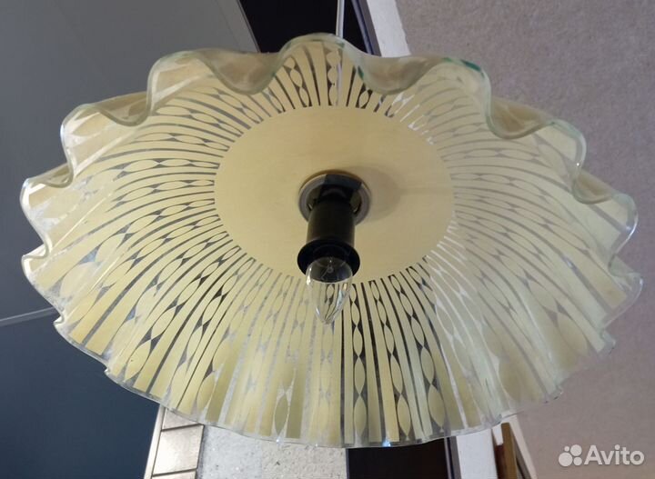 Абажур- люстра стекло