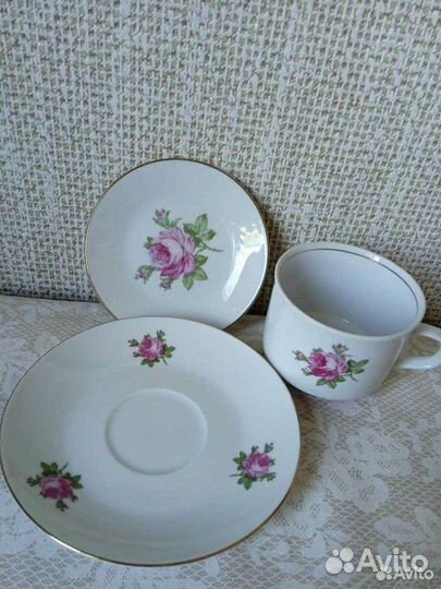 Чайный кофейный сервиз ГДР неполный