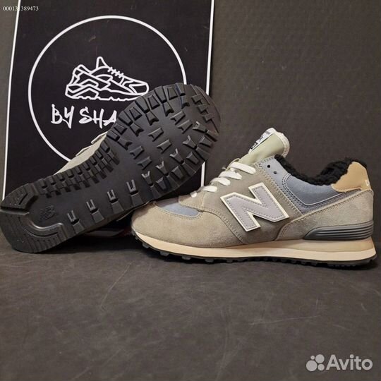 Кроссовки мужские New Balance 574 с мехом (Арт.22264)