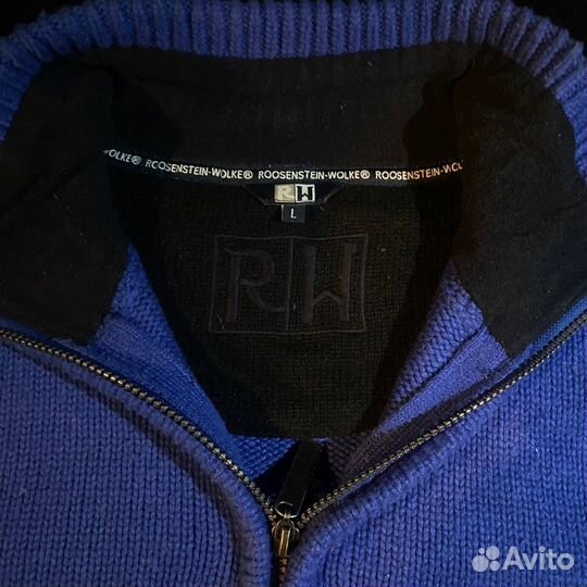 Винтажый свитер 1/4 Zip