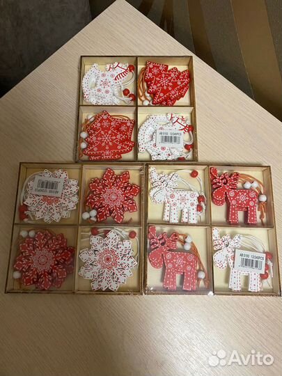 Новогодние игрушки набор