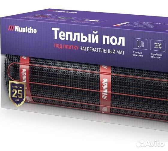 Электрический теплый пол 12 м2