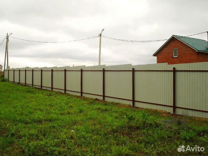 Забор из профнастила