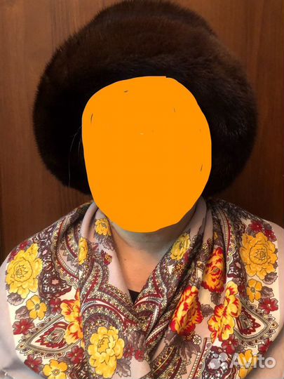 Женская норковая шапка