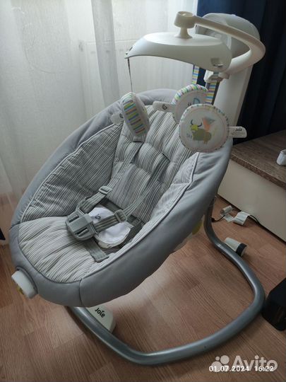 Качели для новорожденных joie serina