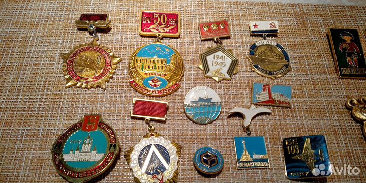 Значки СССР несколько