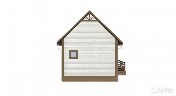 Домокомплект одноэтажного дома 40м2 из сип-панелей