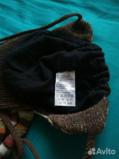 Шапка и шарф для мальчика Германия(объём головы 53