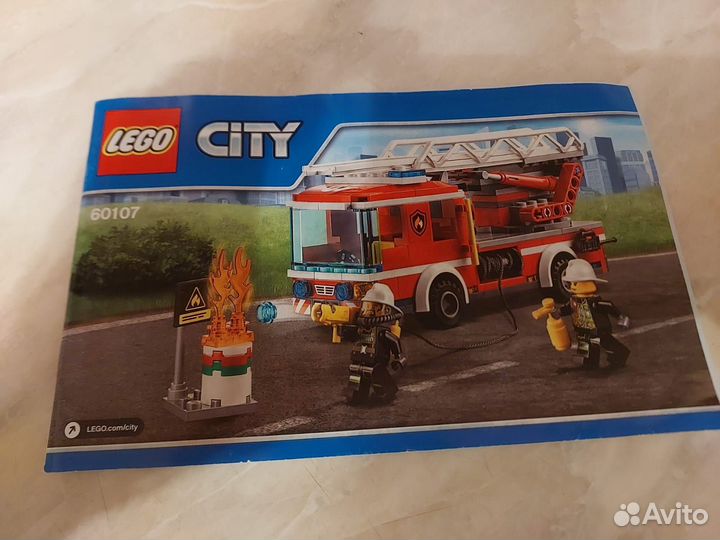 Lego city 60107 (пожарная машина)