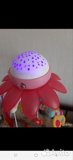 Детский мобиль в кроватку музыкальный