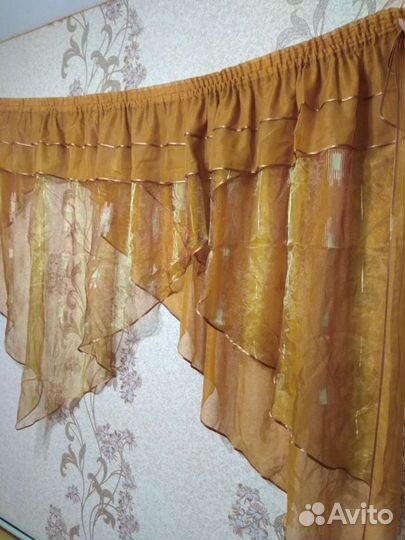 Шторы ламбрекен на кухню