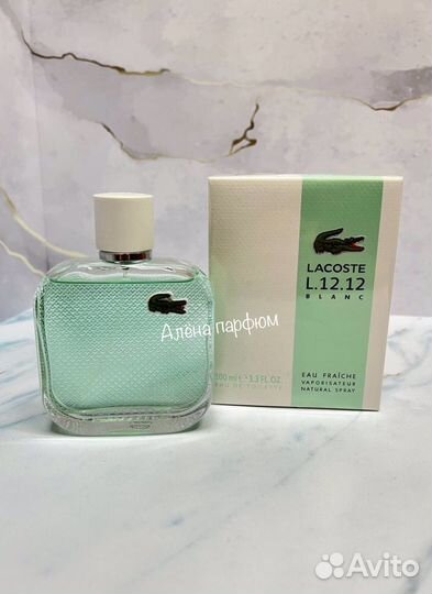 Lacoste L.12.12 Blanc EAU Fraiche 100 ml Парфюм