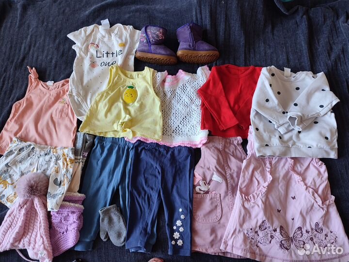 Одежда для девочки пакетом 74-86