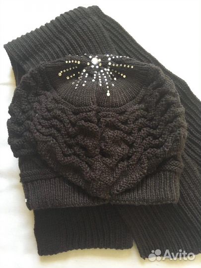 Шапка и шарф новые