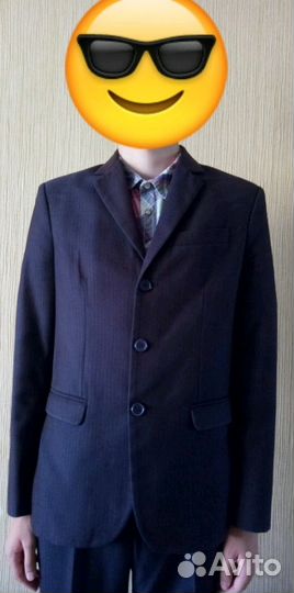 Школьный пиджак синий, р.176