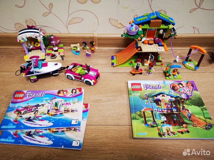 Lego friends пакетом 4 набора. Цена за все