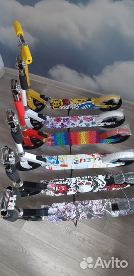 Самокат Городской Scooter двухколесный новый