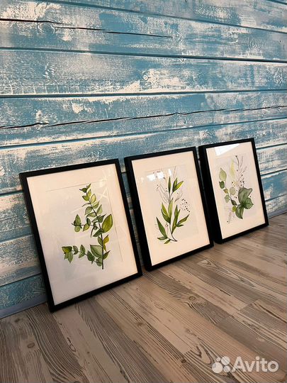 Настенное панно. Акварель. Декор