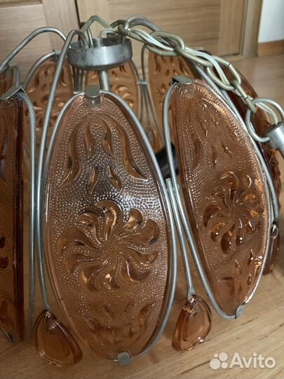 Светильник потолочный подвесной стеклянная