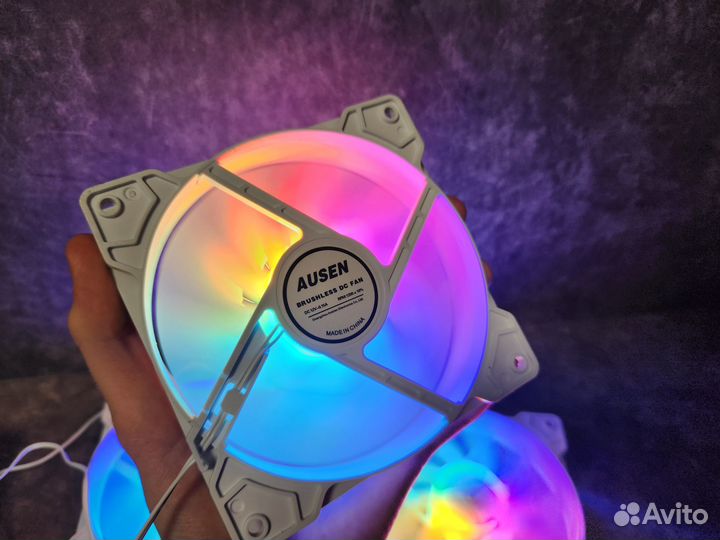 Вентиляторы 120 мм для корпуса белый