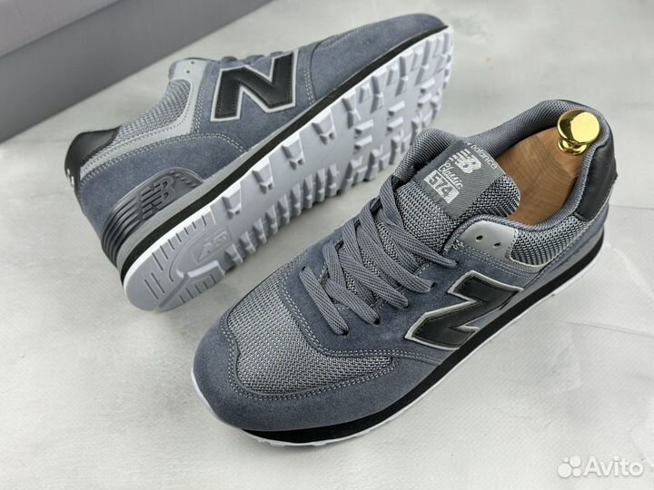 Мужские кроссовки New Balance 574 серые