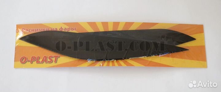 Реснички на фары для Skoda Fabia 2010-2014