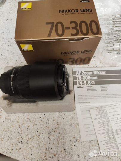 Объектив nikon AF zoom Nikkor 70-300