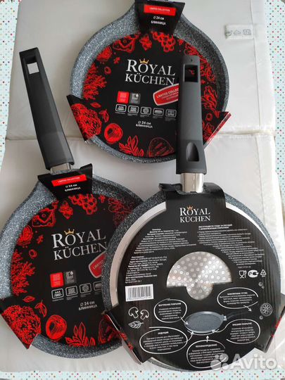 Royal Kuchen сковорода блинная,гриль, камень