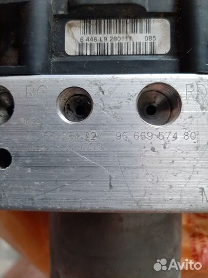 Блок абс пежо 308