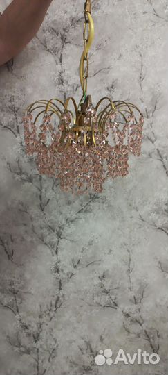 Люстра потолочная Чехословакия б/у