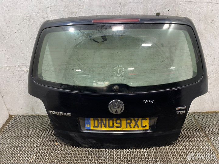 Подсветка номера Volkswagen Touran, 2009