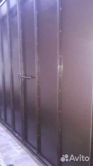 Ворота металлические распашные