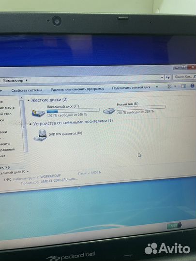 Ноутбук Packard Bell EasyNote TE69KB