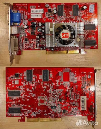 Видеокарты Radeon 9600, 9550, 1300 PRO (AGP)
