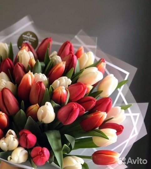 Букет из тюльпанов доставка