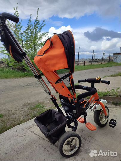 Велосипед детский с родительской ручкой