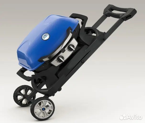 Гриль газовый на колесной подставке Koch чугун реш