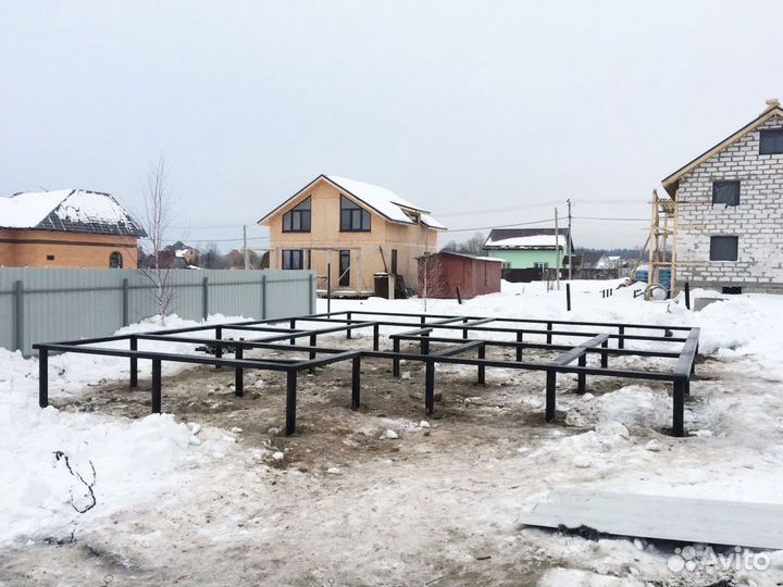 Фундамент из винтовых свай