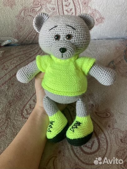 Мишка амигуруми ручной работы