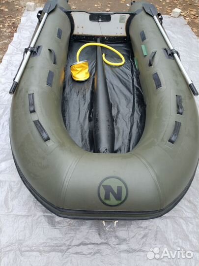 Надувная мотороно-гребная лодка