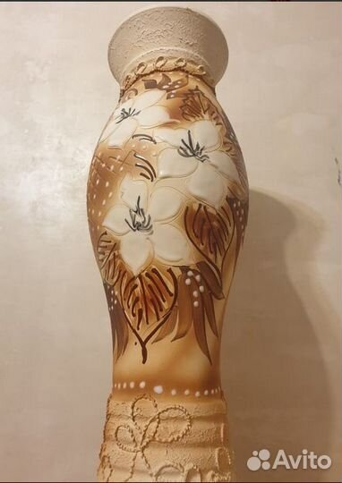 Красивая Ваза для цветов Большая Напольная