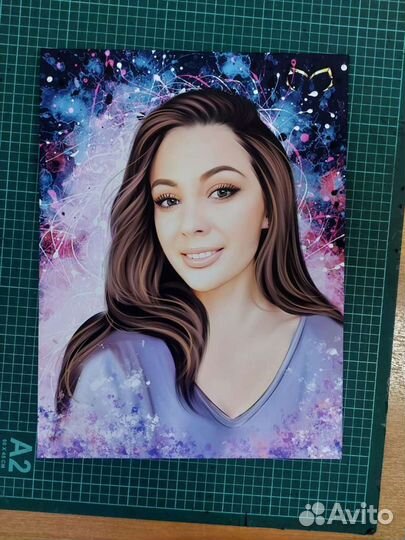 Арт портрет/картина. Печать фотографий на холсте