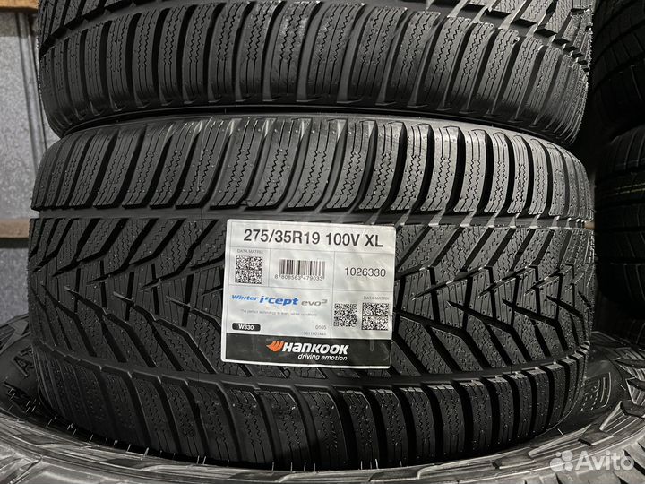 Hankook Winter I'Cept Evo 3 W330 285/30 R20 и 275/35 R19 96W