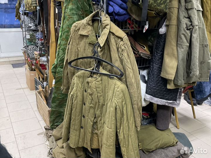 Бушлаты камуфлированные ватные