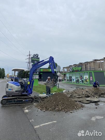 Услуги мини экскаватора