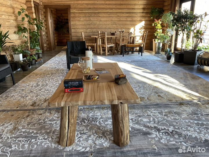 Столы из слебов